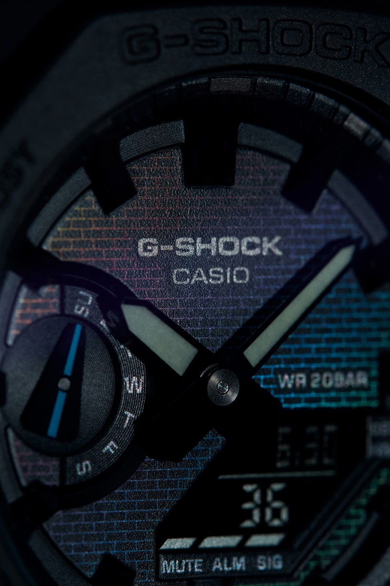 G-SHOCK 最新「Rainbow Brick Wall」系列正式登場