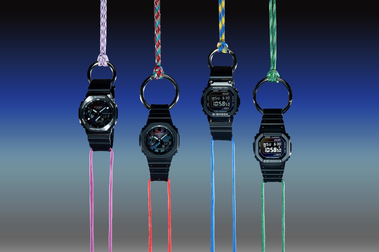 G-SHOCK 最新「Rainbow Brick Wall」系列正式登場